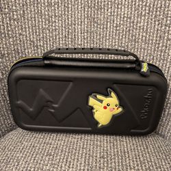 Pokemon Pikachu Card Storage Nintendo Switch Travel Case-Bag Excellent