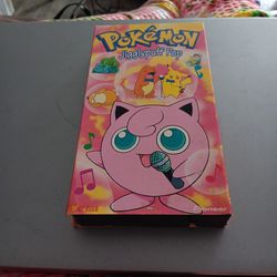 1998 Pokemon Jigglypuff Pop Vhs Tape