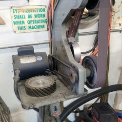 Sand Master Belt Sander Burr King