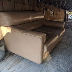 Leather Couch LoveSeat