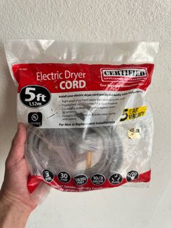 Electric dryer cord