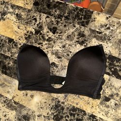 Black Plunge Bra Size 36C