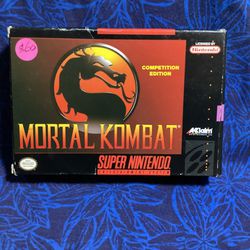 Mortal Kombat for The Super Nintendo