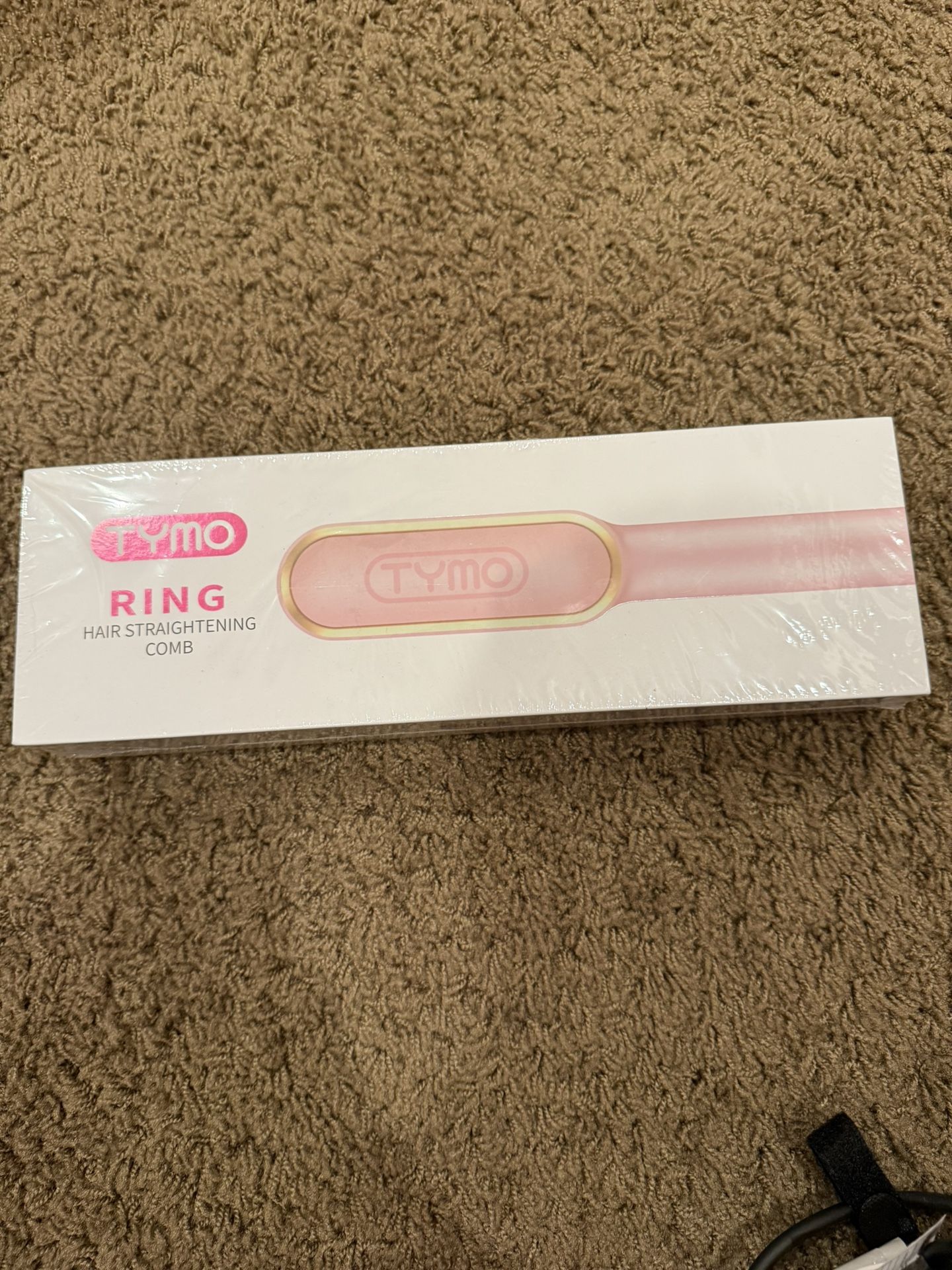 Brand New TYMO RING PINK Hair Straightening Comb