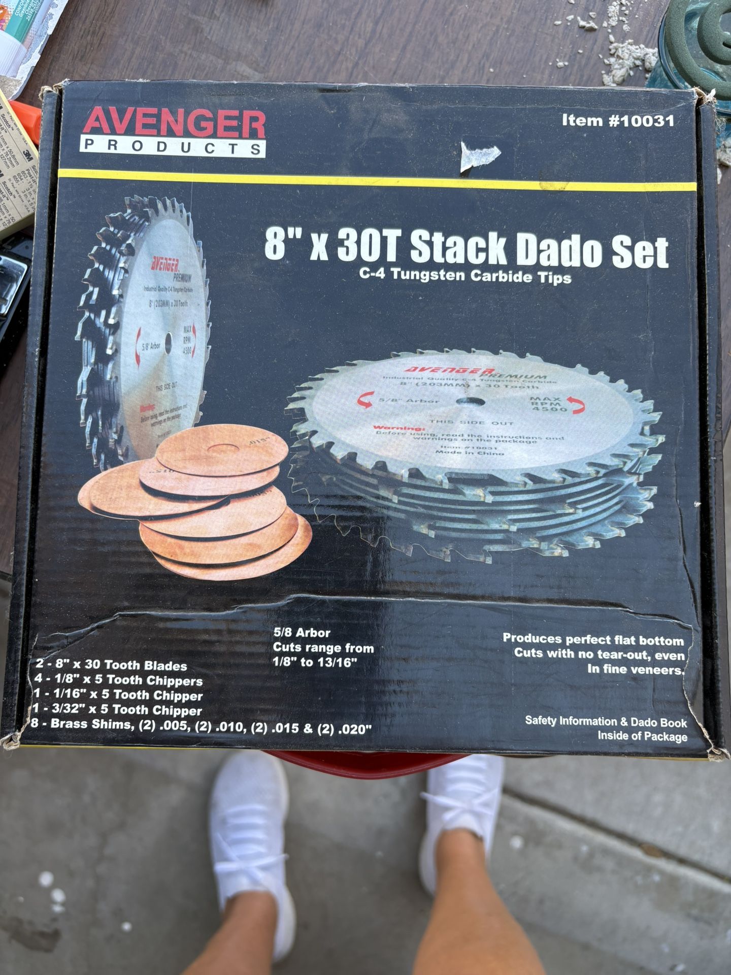 8” Avenger Stack Dado Set 