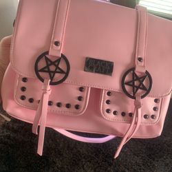 Blackcraft Cult Pentagram Pink Messenger Bag