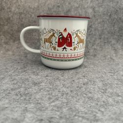 World Market Scandinavian Santa Coffee Mug