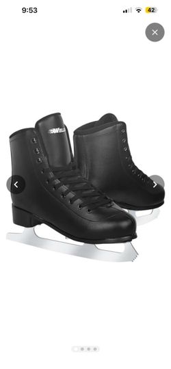 Ice Skates for Women, Adult Figure Skates for Men, Figure Skating Shoes with Velvety Lining for Indoor& Outdoor Rink,Ice Skates