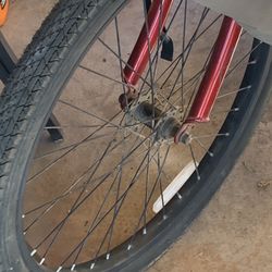 Red Road Ready Bike Beach Cruiser Bicycle Fixie California Low rider 