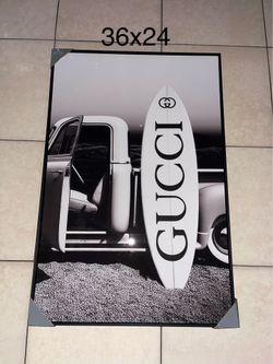 Gucci surfboard canvas 36x24
