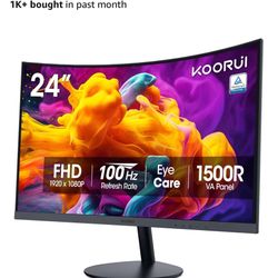 24 Inch Curved Gaming Computer Screen 