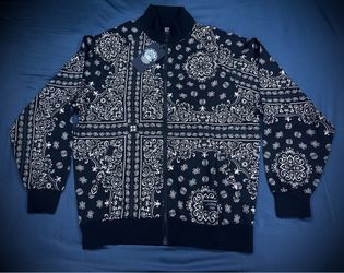 Crooks & Castles Paisley AOP zip up jacket