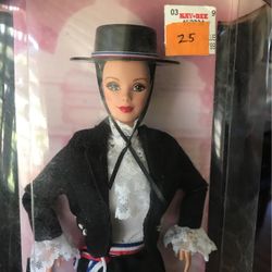 Collectors edition Chilean Barbie Doll dolls of the world
