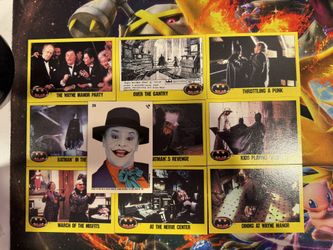1989 Topps Batman Trading Cards