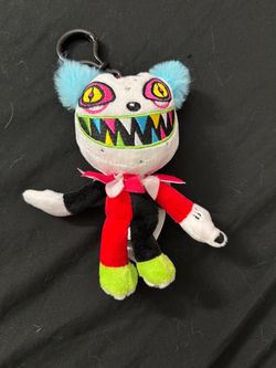 Monster Character Plush Keychain Clip