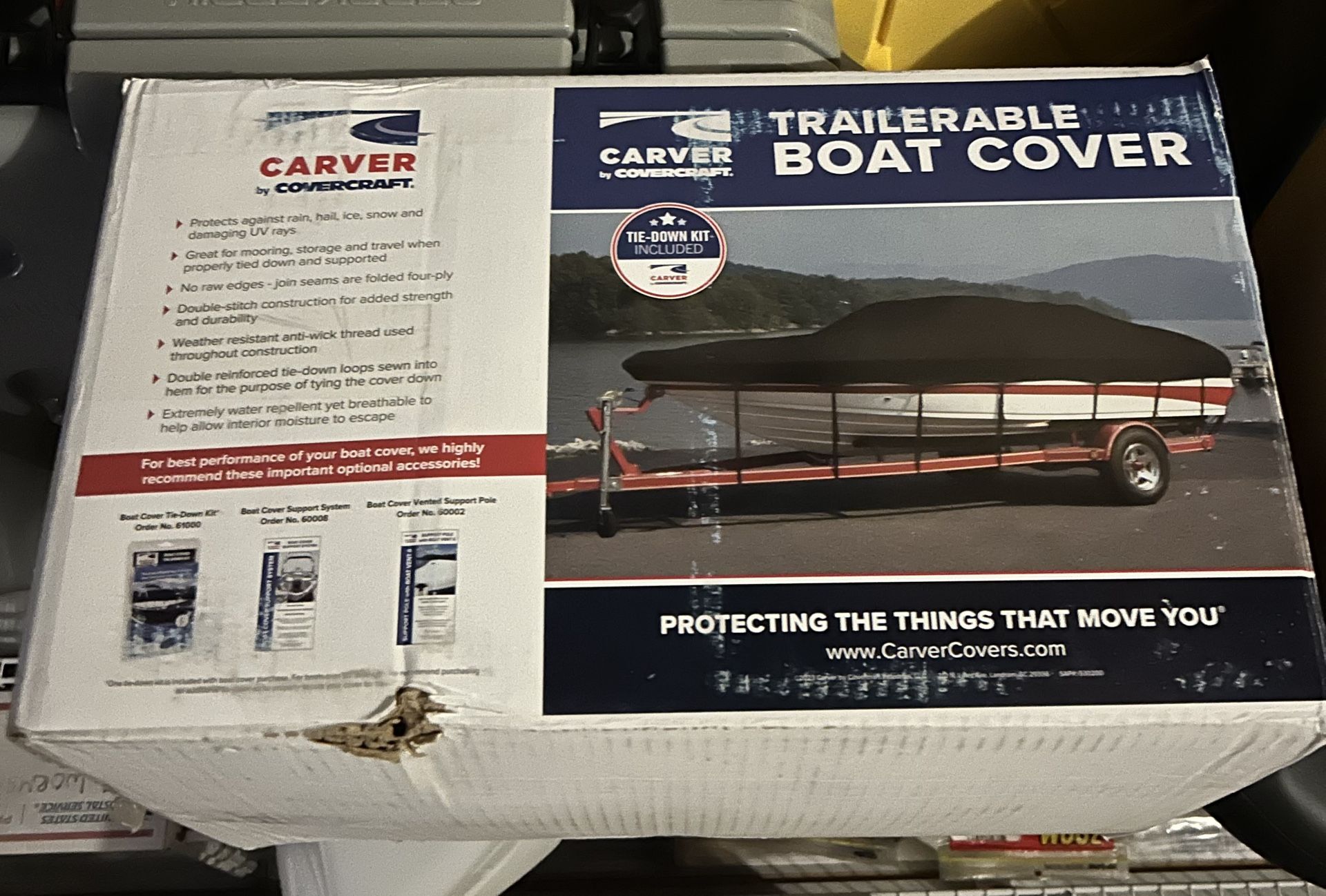 Carver HD Bass Boat Cover 20-6”