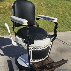 Emil J Paidar barber chair - Antique - Works - Tattoo - Industrial - Steam punk