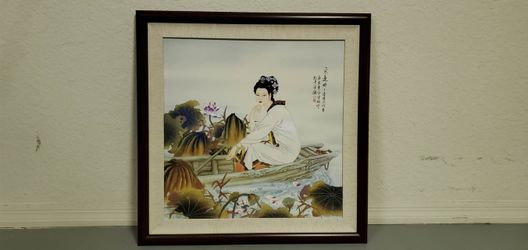 Porcelain Vintage Chinese Painting