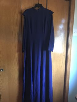 Dark purple occasion dress size 42