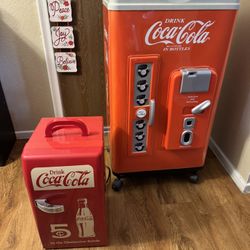 Official Coke Ice Holder And Mini Fridge 