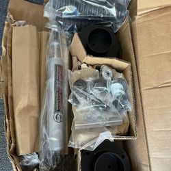 Ram 2.5 Inch Lift Kit and Steering Stabilizer 