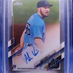 Alex Vesia rookie autograph