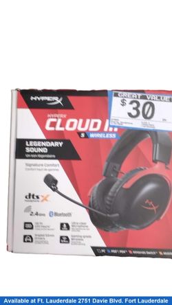 Hyperx Cloud 3 Black Stereo Headphone