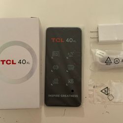 TCL 40XL |2023| Unlocked Cell Phone 4GB + 128GB, 6.75" 90Hz Display, Smartphone Android 13, 50MP AI Camera Mobile Phone, 5000 mAh, 4G LTE, U.S. Versio