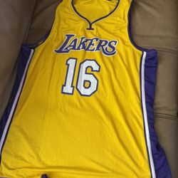 NBA Los Angeles Lakers Pau Gasol jersey XL SGA Jersey