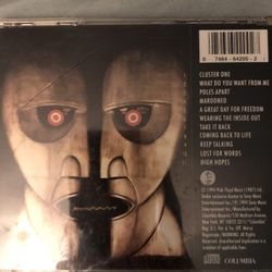 Pink Floyd Division Bell Cd No Cover Art 