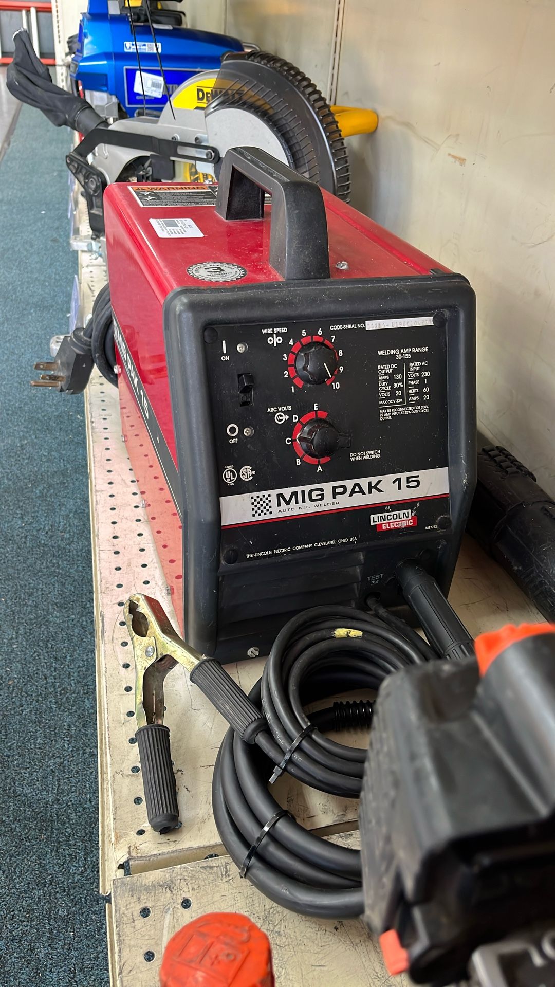 Lincoln Electric Mig Pak 15 Auto Welder