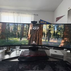 49 Inch Monitor Set-up