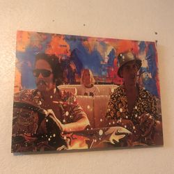 Hunter S Thompson Fear and loathing painting