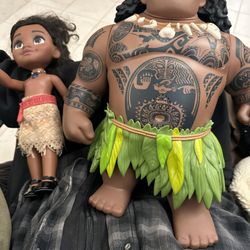 Maui And Moana Doll