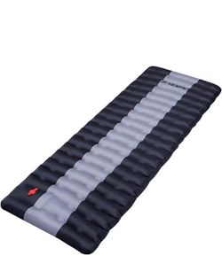 Inflatable camping pad is 4.7 inches thick and light  Quality camping sleeping pad is super light, compact,  Waterproof PVC inflatable pad, suitable f