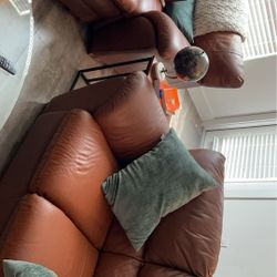 Leather couches