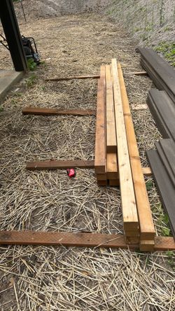 4x4 12 ft and 10ft fir boards
