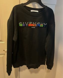 Givenchy Paris Embroidered Logo Sweatshirt
