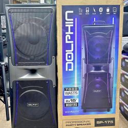 !!New Year Sale!! Dual 15” Extra BASS Bluetooth Party speaker 