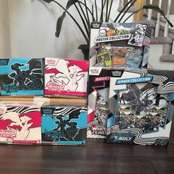 Pokémon Black Bolt & White Flare Unova Sealed Products (READ DESCRIPTION)