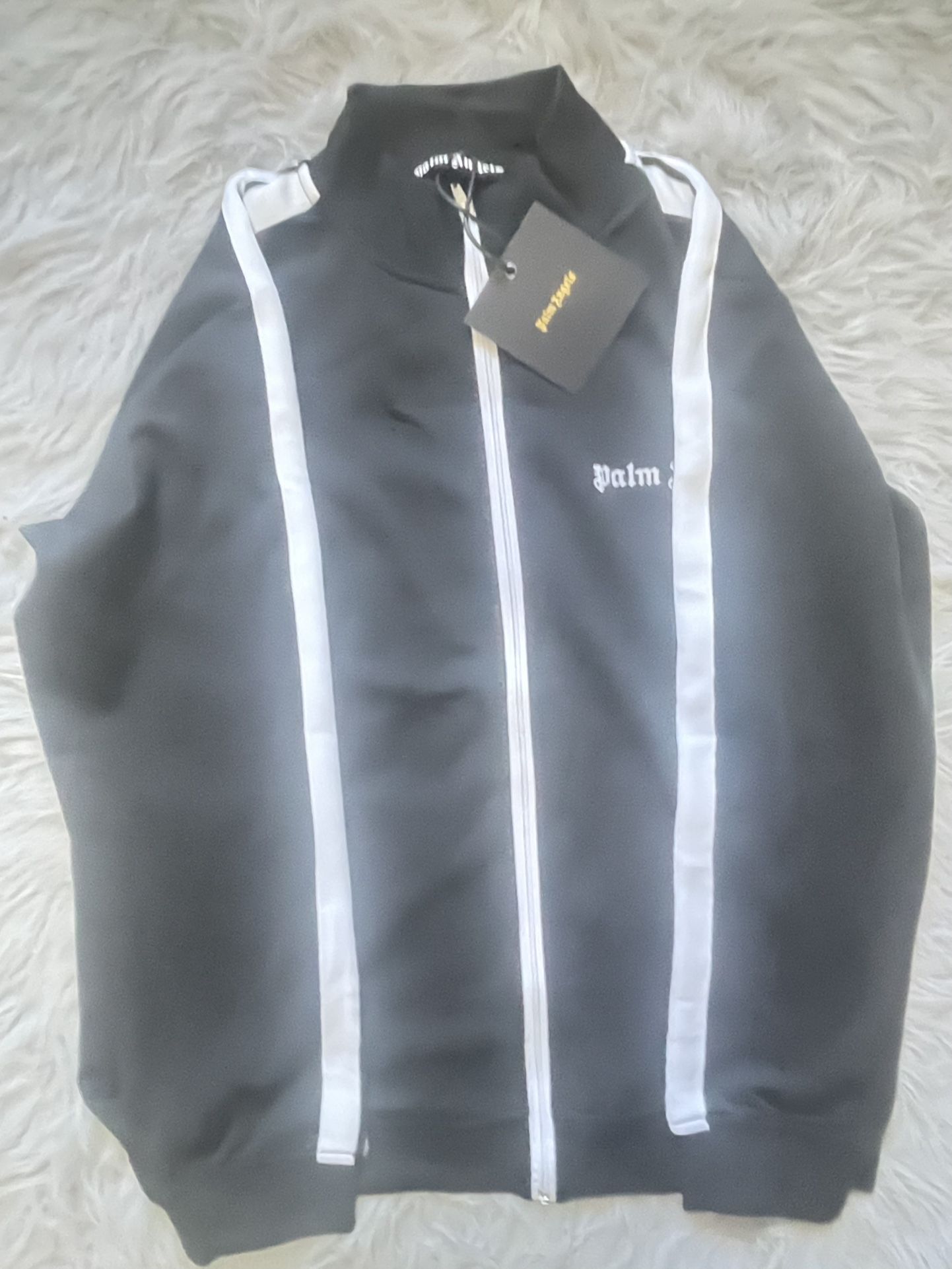 palm angels black tracksuit jacket