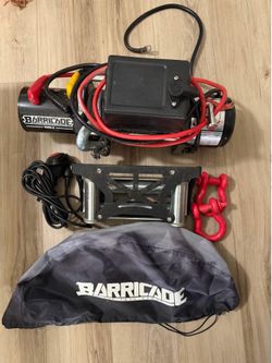9500 IBS Winch w/ license plate adaptor