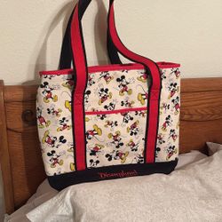 Disney Parks Large Canvas Tote Bag
