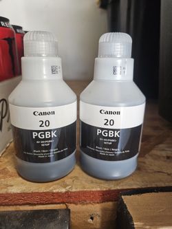 Canon Black Ink Refills 2 Bottles 