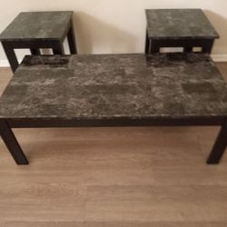 Coffee Table And End Tables 