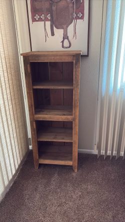 Rustic Bookcase/ Shelf Decor