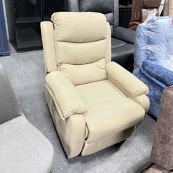 Recliner Lift Chair, Small Power Chair for Elderly & Adults, Electric Lift Recliners with Side Pockets for Bedroom Living Room, Recliner Saves Your Fa