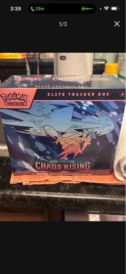 Pokémon TCG Mega Evolution Chaos Rising Elite Trainer Box
