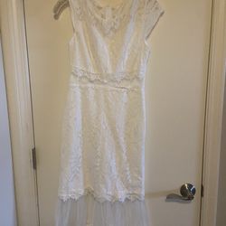 White Lace Dress 