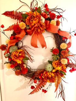 New Vibrant Fall Wreath
